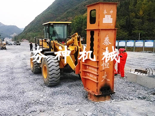 hc系列高速液壓夯實機(jī)案例